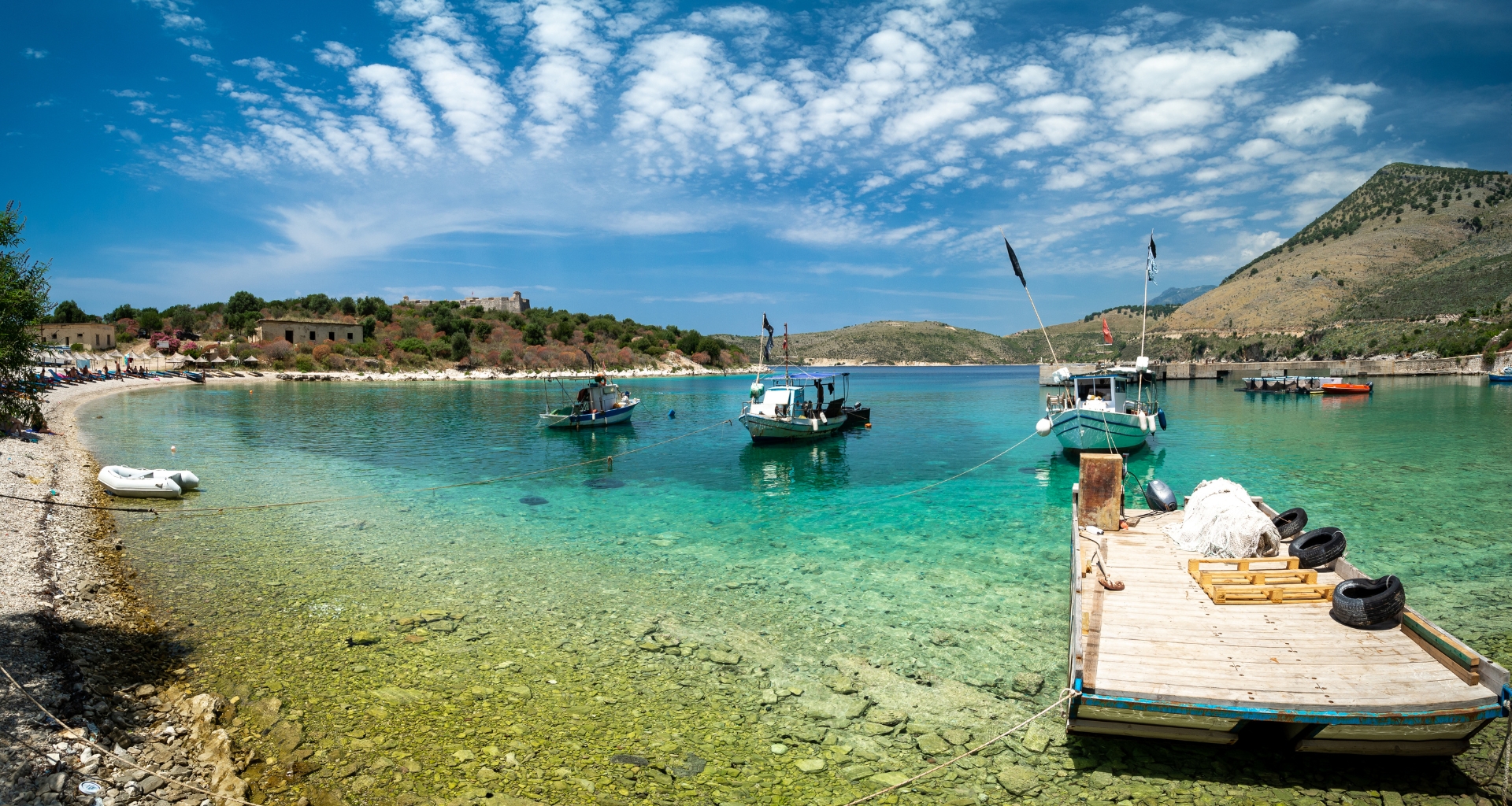 albanie-Porto-Palermo-strand